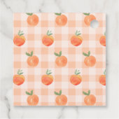 Waterverf Peach Party voor Label (Achterkant)