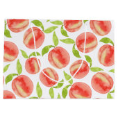 Waterverf Peach Patroon Groot Cadeauzakje (Achterkant)