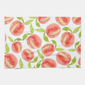 Waterverf Peach Patroon   Theedoek (Horizontaal)