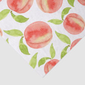 Waterverf Peach Patroon Tissuepapier (Detail)