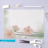 Waterverf Peach roze ventilator ontkoppeling Tissuepapier (Craft)