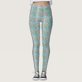 Waterverf Peacock Painting Leggings