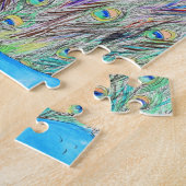 Waterverf Peacock Painting Legpuzzel (Zijkant)