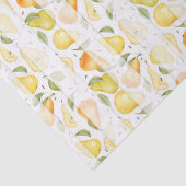 Waterverf Pear Fresh Fruit Pattern Tissuepapier (Detail)