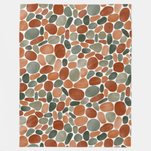 Waterverf Pebbles 270921 Fleece Deken