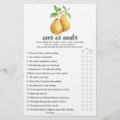 Waterverf peer Vrijgezellenfeest Over of onder het (Voorkant)