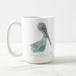 Waterverf Pelikaan Koffiemok