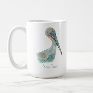 Waterverf Pelikaan Koffiemok