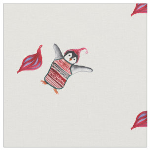 Waterverf Penguin Art Stof