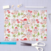 Waterverf Penguin Ballerina Kerstmis Tissuepapier (Craft)