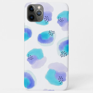 Waterverf penseelstreken iPhone 11 pro max hoesje