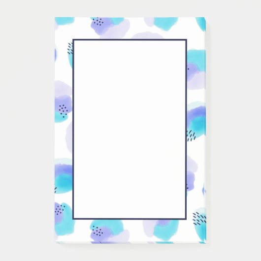 Waterverf penseelstreken Post-it Notes (Voorkant)