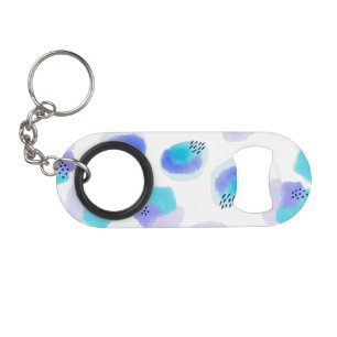 Waterverf penseelstreken Sleutelhanger flesopener Mini Flessenopener