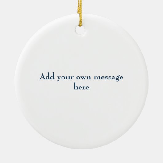 Waterverf pensionering doet wat ik wil keramisch ornament (Achterkant)