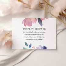 Waterverf Peony Display Douche Kaart