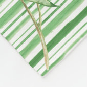 waterverf peony fleece deken (Hoek)