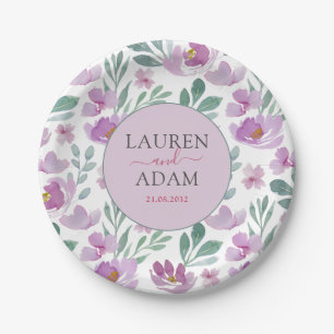 Waterverf Peony gebladerte Papier Bord