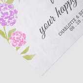 Waterverf Peony Happy Tears Wedding Tissuepapier (Detail)