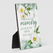 Waterverf Peony Memorial Keepomwille Fotoplaat (Zijkant)