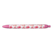 Waterverf Peony Pattern Zwarte Inkt Pen (Voorkant)
