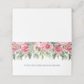 Waterverf Peony Wedding (Buitenkant ongevouwen)