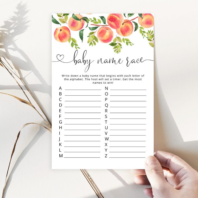 Waterverf perzik Baby race game (Creator heeft geüpload)