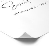 Waterverf perziken - liefde is zoet Neem een trakt Poster (Hoek)