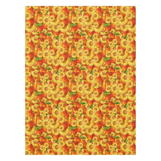 Waterverf perziken tafelkleed (Voorkant)