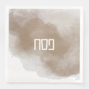 Waterverf pesachnapins servet