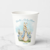 Waterverf Peter Rabbit Bunny Baby Boy Papieren Bekers (Achterkant)