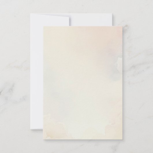 Waterverf Peter Rabbit Verjaardag Bedankkaart (Achterkant)