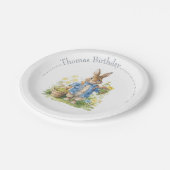 Waterverf Peter Rabbit Verjaardag Papieren Bordje (Gekanteld)