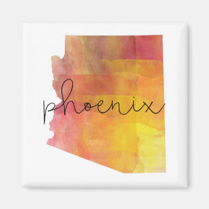 Waterverf Phoenix Arizona Magneet