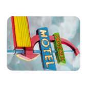 Waterverf Phoenix Motel Magneet (Horizontaal)