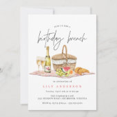 Waterverf picknick | Schattigee Casual verjaardags Kaart (Voorkant)