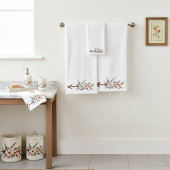 Waterverf pijl voor de bloeding bad handdoek