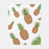 Waterverf pijnappelpatroon 1 fleece deken (Voorkant)