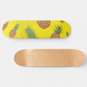 Waterverf pijnappelpatroon 3 skateboard (Horizontaal)