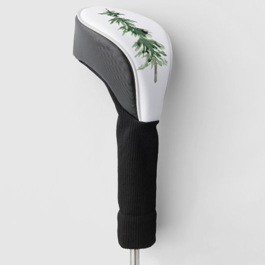 Waterverf Pijnboom Golfheadcover (Schuin)