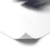 Waterverf Pijnboomgaard Poster (Hoek)