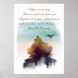 Waterverf Pijnboomgaard Poster