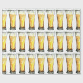 Waterverf Pilsner-bril Cadeaupapier (Vlak)