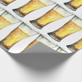 Waterverf Pilsner-bril Cadeaupapier (Hoek)