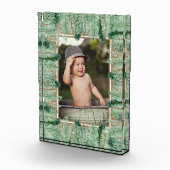 Waterverf Pine Branch Border Fotoblokken (Rechts)