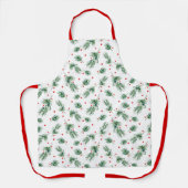 Waterverf Pine en Berries Patroon Schort (Voorkant)