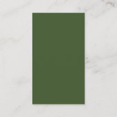 Waterverf Pine Forest Diaper Raffle Enclosure Informatiekaartje (Achterkant)