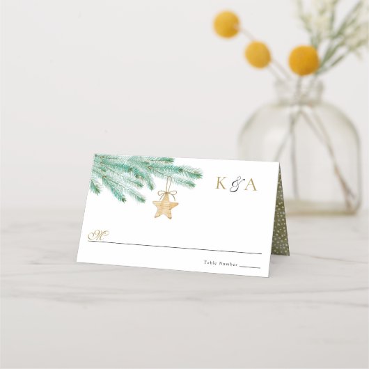 Waterverf Pine koopt kerstbruiloft (Voorkant)