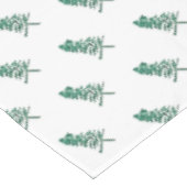 Waterverf Pine Tree Christmas Tafelkleed (Gekanteld)