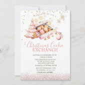 Waterverf Pine Tree Gingerbread Cookies Kerst Kaart (Voorkant)