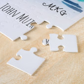 Waterverf Pine Trees John Muir Natuur Quote Legpuzzel (Zijkant)